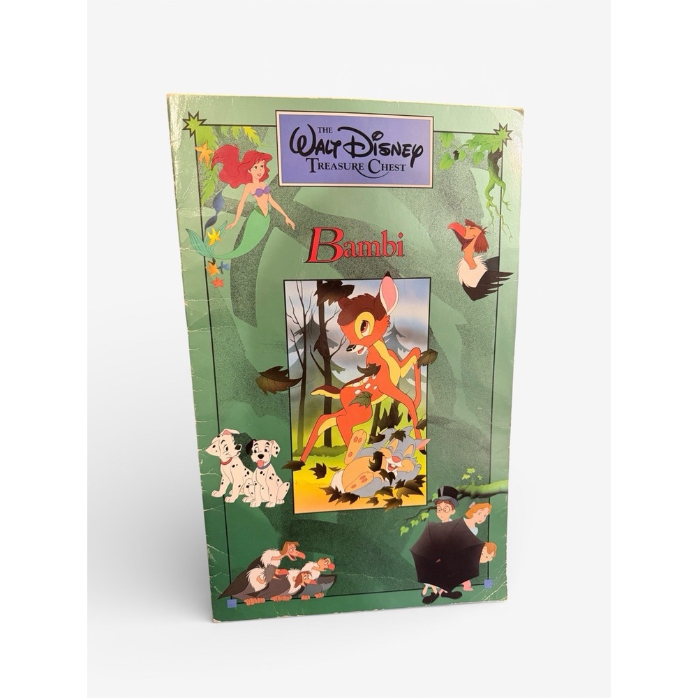 Vintage 1991 Walt Disney Treasure Chest Bambi Hardcover Book Brimar Twin Books